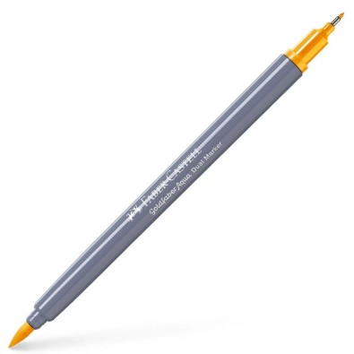 Faber Castell Μαρκαδόρος ''Goldfaber Aqua Dual Marker'' 208 (Middle Chrome Yellow)