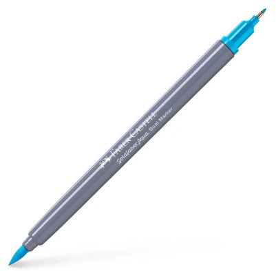 Faber Castell Μαρκαδόρος ''Goldfaber Aqua Dual Marker'' 245 (Manganese Blue)