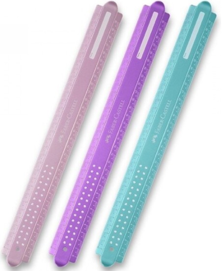 Faber Castell Χάρακας Sparkle 30cm (Διάφορα Χρώματα)