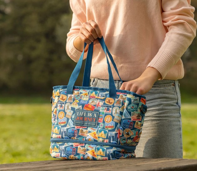 Borsa Porta Pranzo 10,8 l - Travel Stickers - Lunch Bag