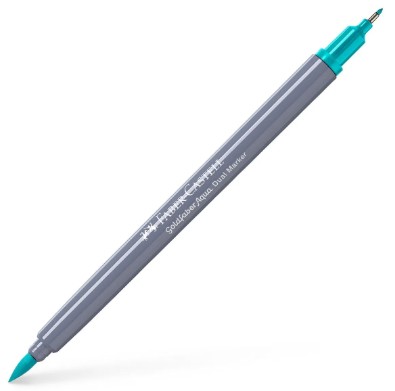 Faber Castell Μαρκαδόρος ''Goldfaber Aqua Dual Marker'' 356 (Light Cobalt Green)