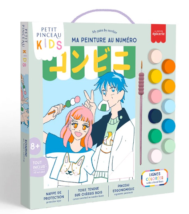 Kit de peinture au numéro pour les enfants de +8 ans - Konbini