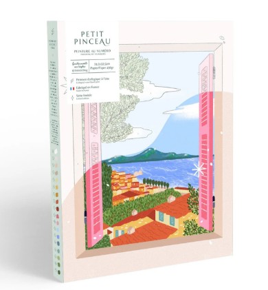 La Petite Epicerie Σετ Ζωγραφικής ''Fenetre ouverte sur Naples Par Limistic''