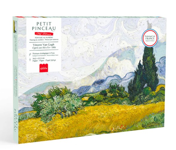 La Petite Epicerie Σετ Ζωγραφικής ''Petit Pinceau'' Cyprès aux blés d'or, Vincent Van Gogh