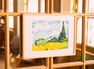 La Petite Epicerie Σετ Ζωγραφικής ''Petit Pinceau'' Cyprès aux blés d'or, Vincent Van Gogh