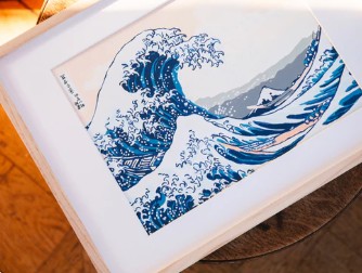 La Petite Epicerie Σετ Ζωγραφικής ''Petit Pinceau'' La Grande Vague de Kanagawa, Katsushika Hokusai