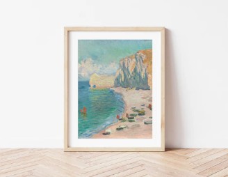 La Petite Epicerie Σετ Ζωγραφικής ''Petit Pinceau'' La Plage et la Falaise d'Amont, Claude Monet