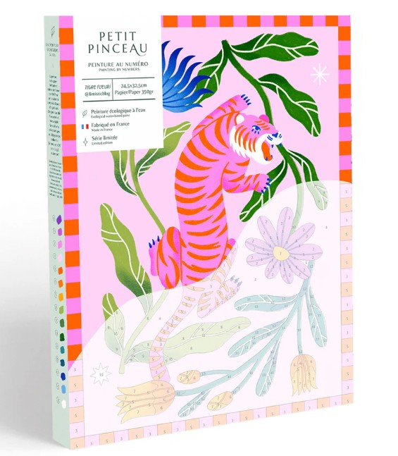 La Petite Epicerie Σετ Ζωγραφικής ''Tigre Fleuri''