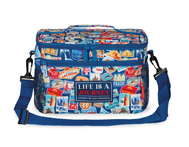 Legami Milano Τσάντα Φαγητού/Lunch Bag 7.7L (Travel Stickers)