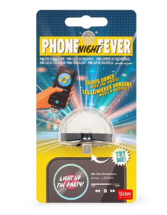 Legami Milano Phone Night Fever Mini Disco Light