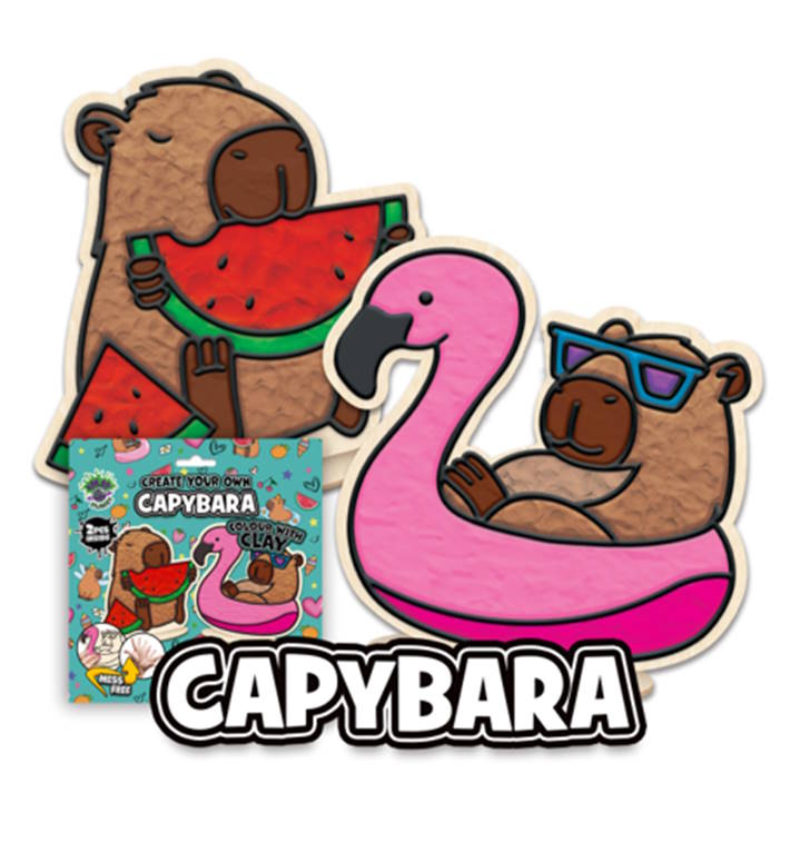 Splat Planet Mess-Free σετ Χειροτεχνίας με Πηλό "capybara"