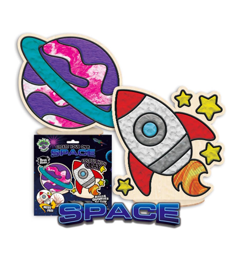 Splat Planet Mess-Free σετ Χειροτεχνίας με Πηλό "space"