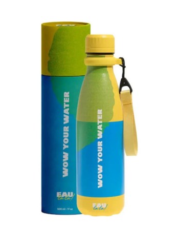 Eau Lala Ανοξείδωτο Μπουκάλι Θερμός 500ml (Yellow)