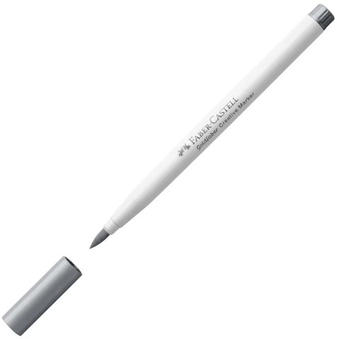 Faber Castell Goldfaber Creativre Marker Brush (551 Metallic Silver)