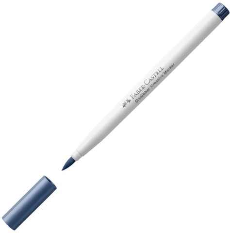 Faber Castell Goldfaber Creativre Marker Brush (553 Metallic Navy Blue)