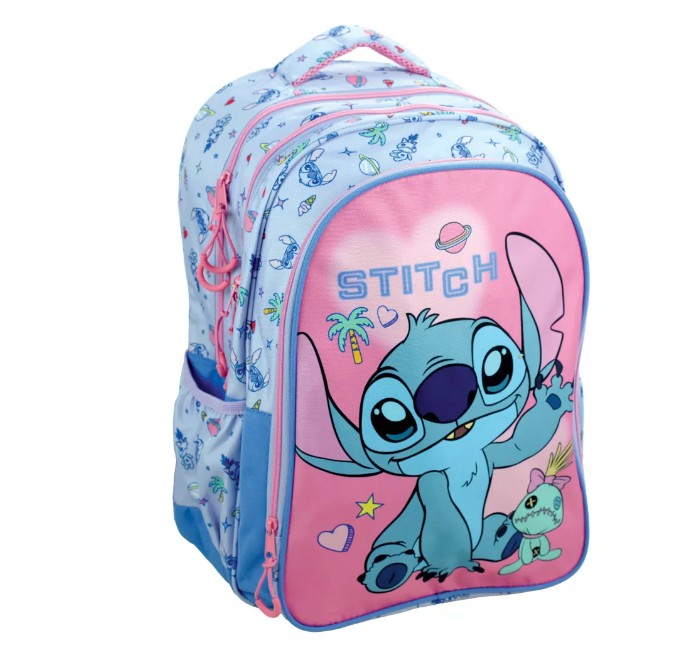 Gim Σακίδιο Πλάτης Δημοτικού Οβάλ ''Stitch Scrapbook''