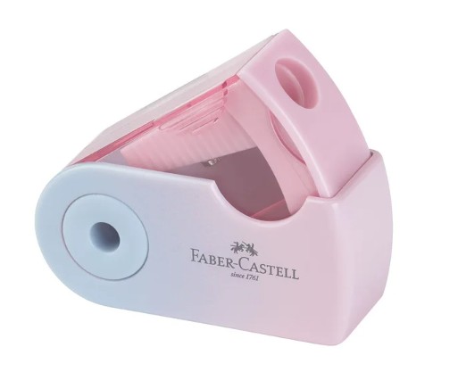 Faber Castell Ξύστρα Μονή Sleeve Mini Flow Edition (Διάφορα Χρώματα)