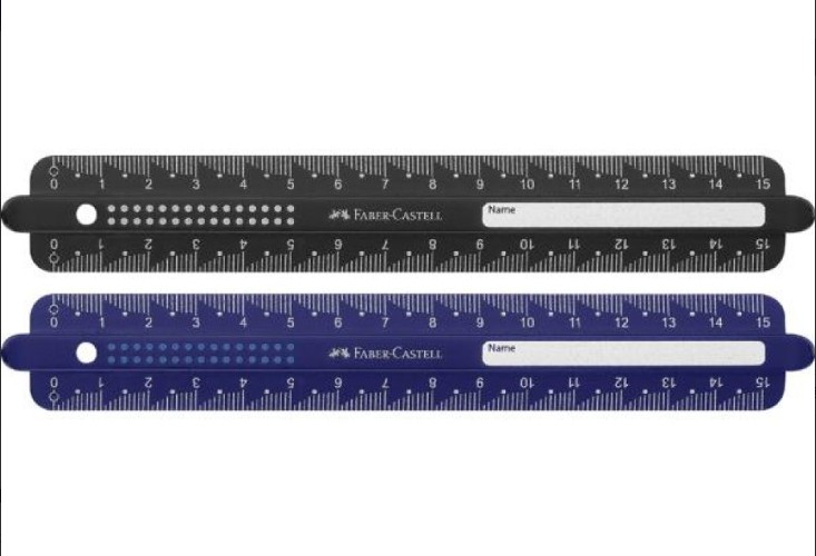 Faber-Castell Χάρακας Anti-Break 15cm (2 Χρώματα)