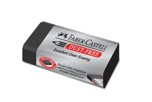 Faber Castell Γόμα Dust-Free Μεσαία (Μαύρο)