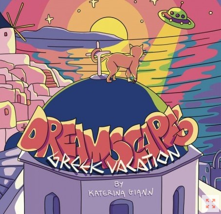 Ohuhu Μπλοκ Ζωγραφικής (Dreamscapes Greek Vacation)