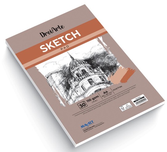 MAYART Creativity - DroiArte Series Sketch Paper Pad A4