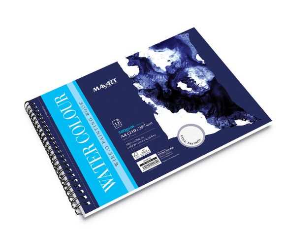 Mayart Watercolour Book A4 Cold Pressed (Μπλοκ ακουαρέλας 300gsm)