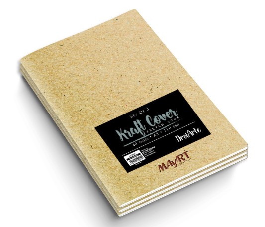 Mayart Sketch Book A5 Kraft Cover  (3 σε 1)
