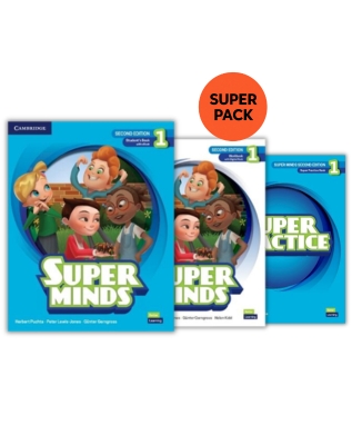 Super Minds 1 (2nd Edition) - Super Pack 2 (Student's +Workbook +Super Practice+Wordlist)