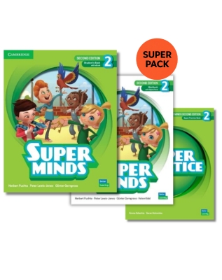 Super Minds 2 (2nd Edition) - Super Pack 2 (Student's +Workbook +Super Practice+Wordlist)