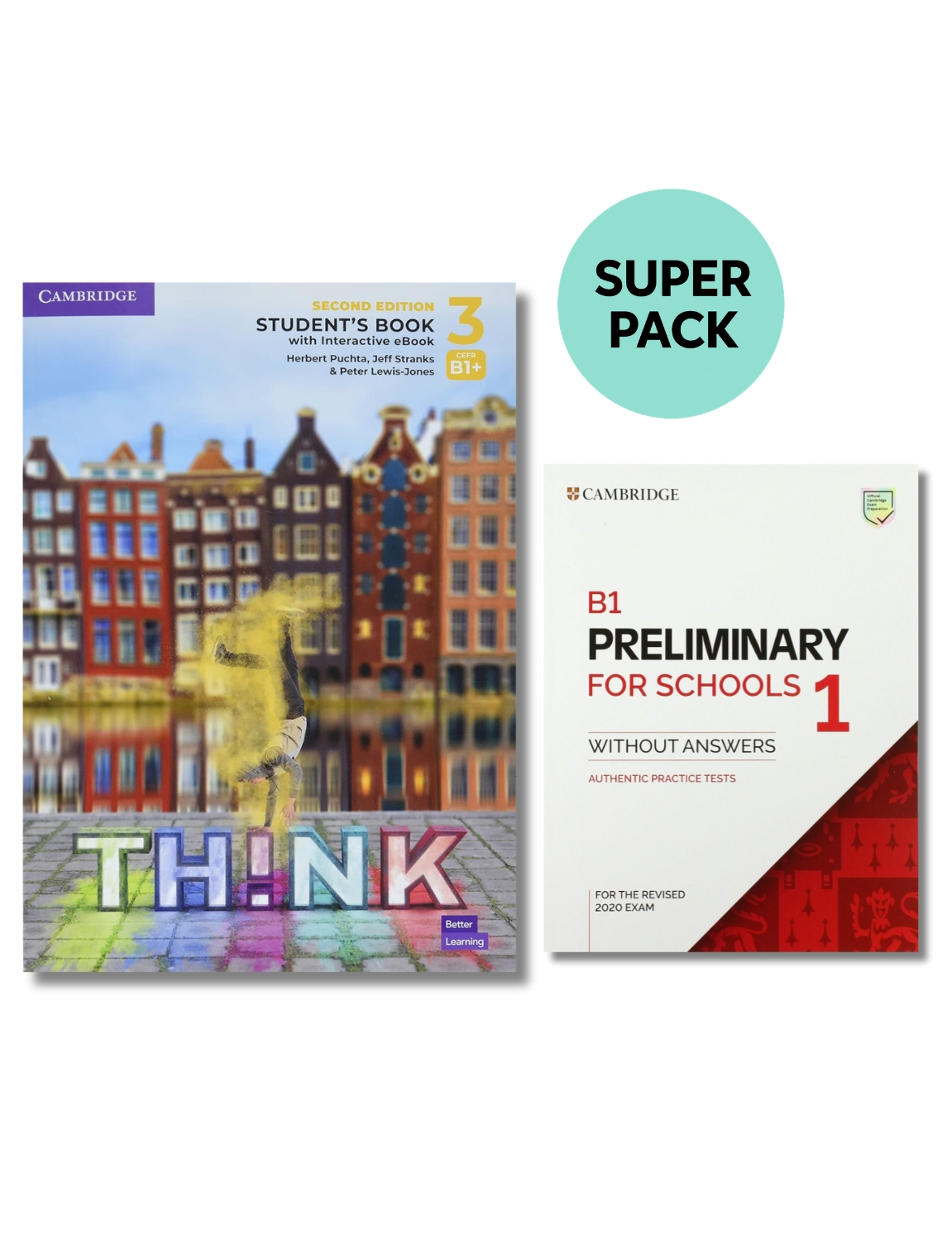 Think 3 (2nd Edition) - Super Pack 2 (Student's + Preliminary for Schools 1 + Wordlist) 2nd Edition
