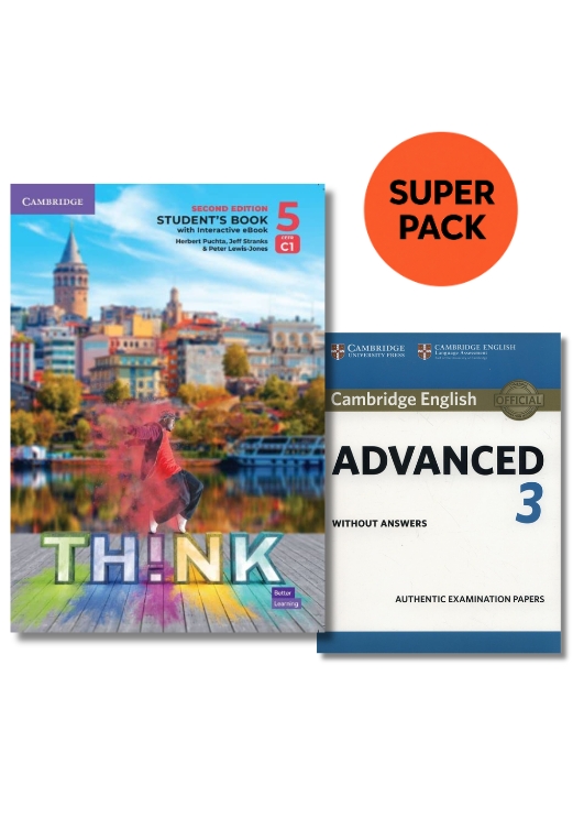 Think 5 (2nd Edition) - Super Pack 2 (Student's + Advanced 3 + Wordlist) 2nd Edition