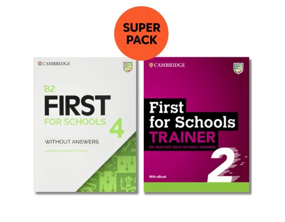 Cambridge English First For Schools - Super Pack 1 (Practice Test & Trainer)