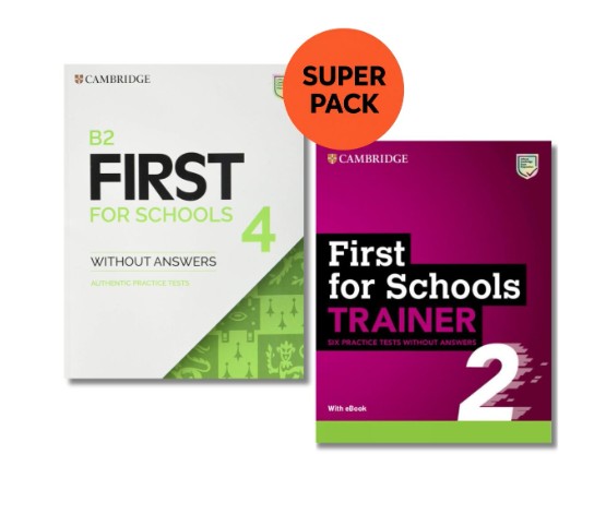 Cambridge English First For Schools - Super Pack 2 (Practice Test +Trainer +Digital Practice Tests)