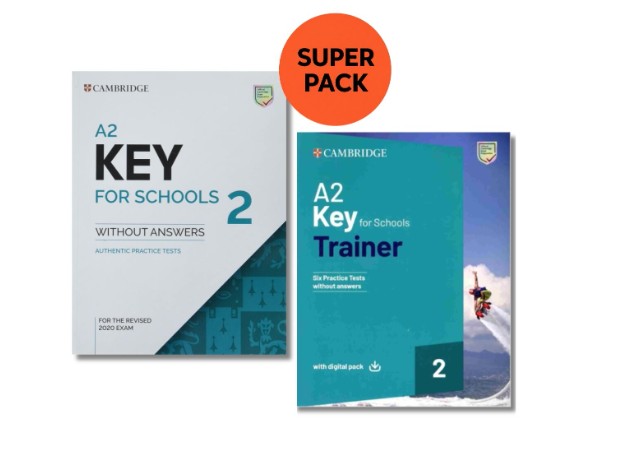 Cambridge English Key for Schools - Super Pack 2 (Practice Test +Trainer +Digital Practice Tests)