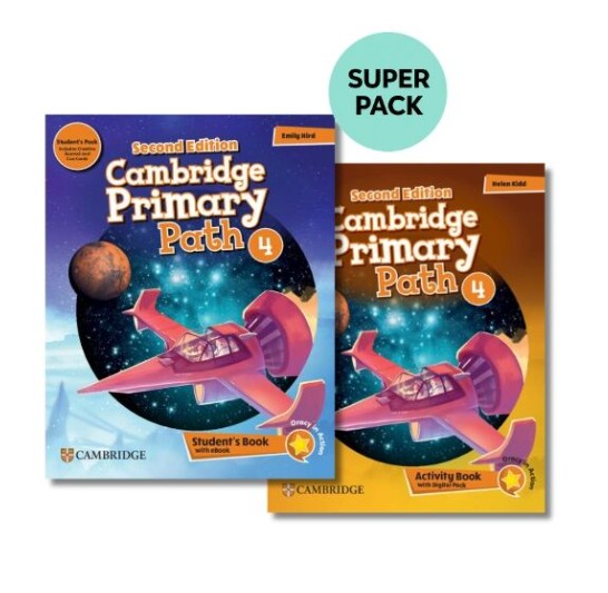 Cambridge Primary Path 4 (2nd Edition) - Super Pack 1 (Student's +Workbook +Wordlist)