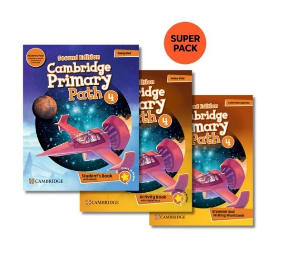 Cambridge Primary Path 4 (2nd Edition) - Super Pack 2 (Student's +Workbook +Grammar & Writing Workbook +Wordlist)