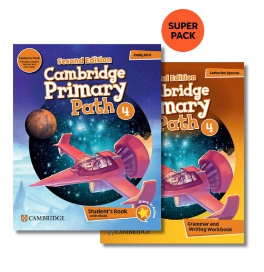 Cambridge Primary Path 4 (2nd Edition) - Super Pack 3 (Student's +Grammar & Writing Workbook +Wordlist)