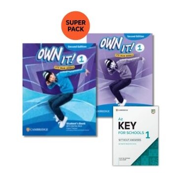 Own it! 1 (2nd Edition) - Super Pack 1 (Student's +Workbook +Key For Schools +Wordlist)