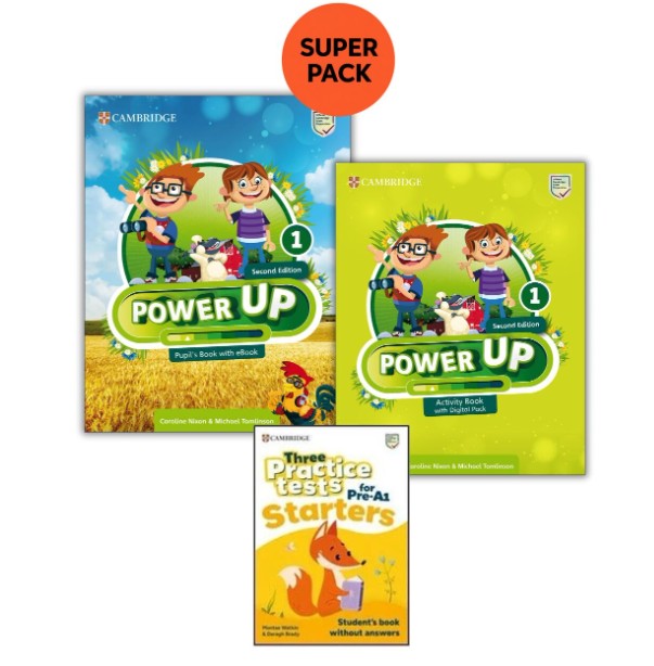 Power up 2 (2nd Edition) - Pack 1 (Student's +Workbook +Wordlist) 2nd Edition