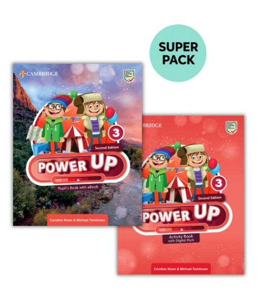 Power up 3 (2nd Edition) - Pack 1 (Student's+Workbook+Wordlist) 2nd Edition