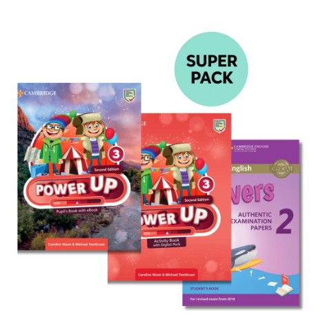 Power up 3 (2nd Edition) - Pack 2 (Student's +Workbook+Movers 2+Wordlist) 2nd Edition