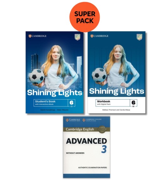 Shining Lights 6 - Super Pack 2 (Student's +Workbook +Advanced 3+Wordlist)