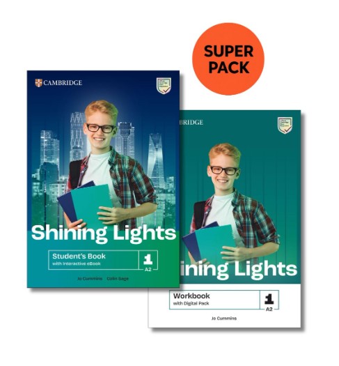 Shining Lights 1 - Super Pack 1 (Student's +Workbook +Wordlist)