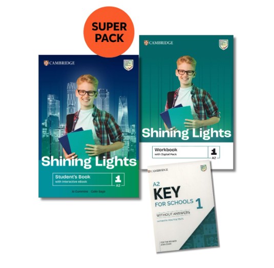 Shining Lights 1 - Super Pack 2 (Student's +Workbook +Key For Schools 1)