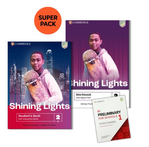 Shining Lights 2 - Super Pack 2 (Student's +Workbook +Preliminary for Schools 1+Wordlist)