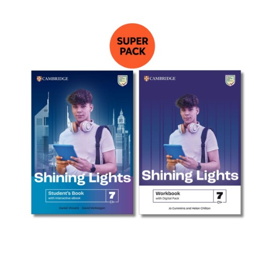 Shining Lights 7 - Super Pack 1 (Student's +Workbook +Wordlist)
