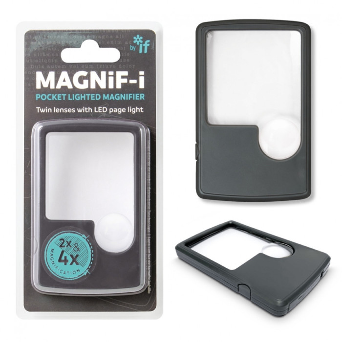 Μεγενθυντικος Φακος if Magnif-i 45006 Τσεπης με led