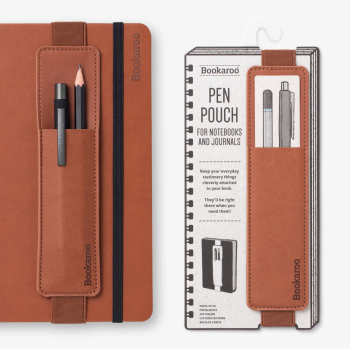 Στηριγμα Στυλο Βιβλιου if Bookaroo Pouch 40702 Brown