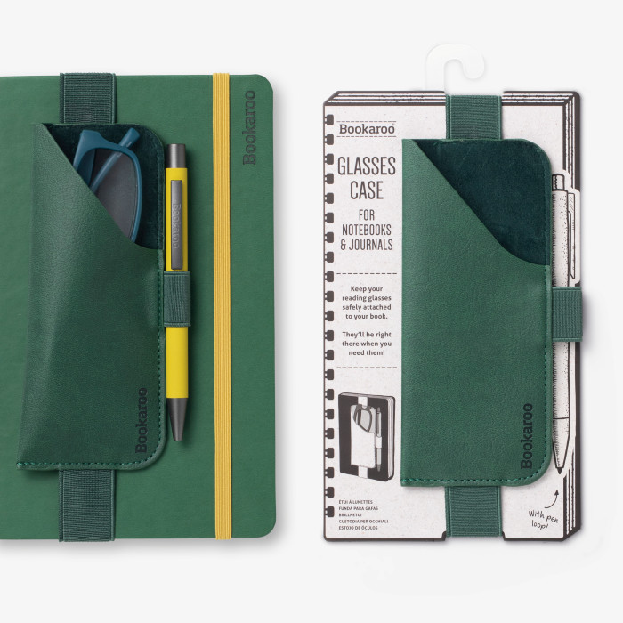 Θηκη Γυαλιων και Στυλο για Βιβλιο if Bookaroo Case 41249 Forest Green