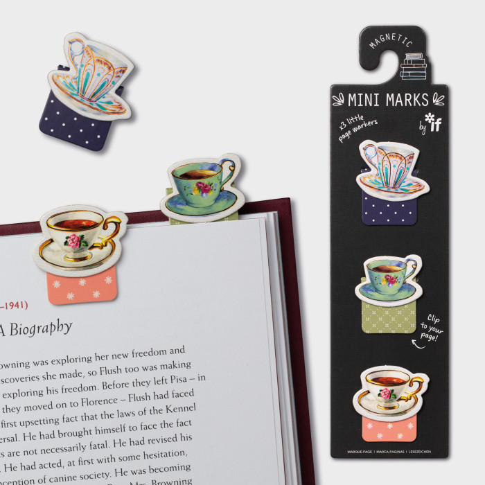 Σελιδοδεικτης if Mini Magnetic Marks 15912 - tea Cups